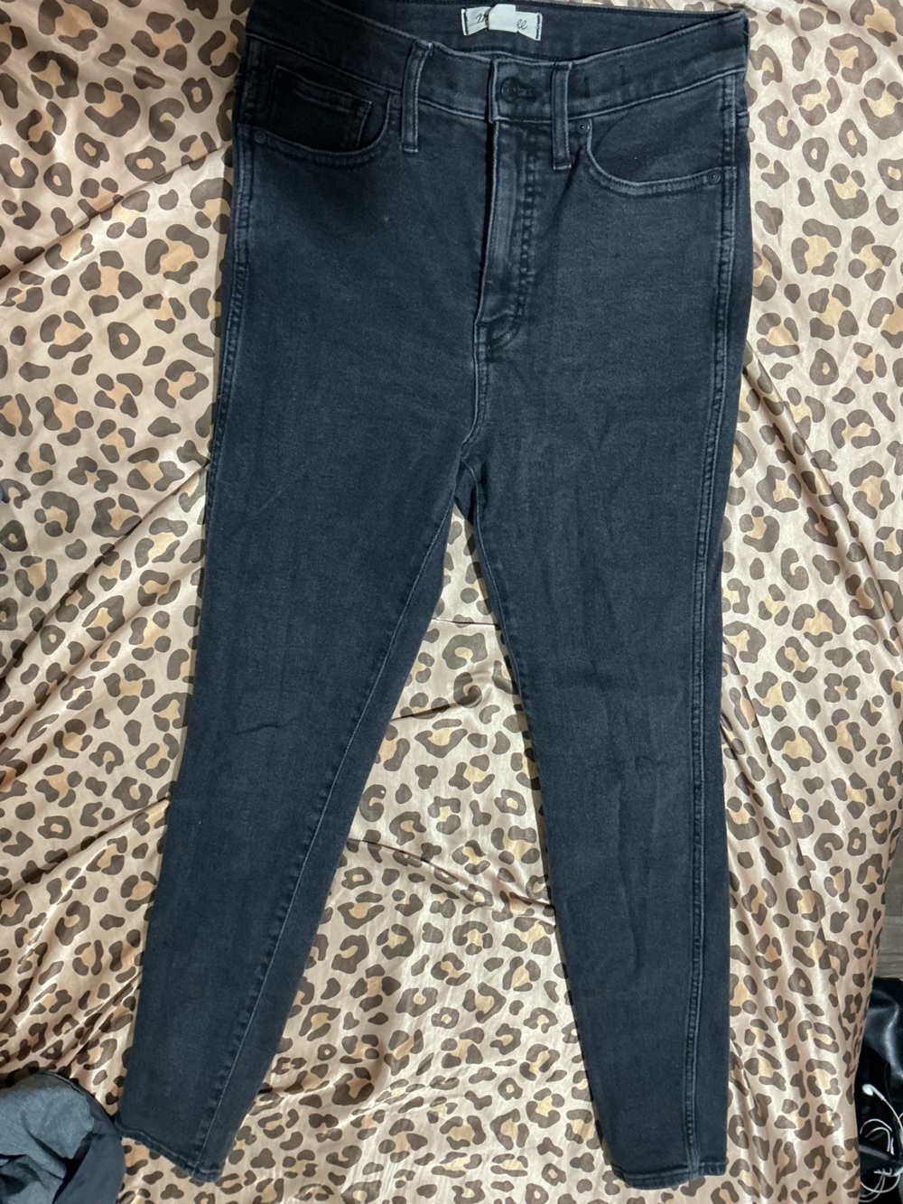 Madewell Black Skinny Jeans - High-Rise Stretch